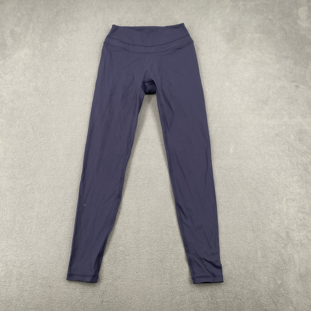 CVG Constantly Varied Gear High Waisted Purple Athletic Leggings V-Back Small